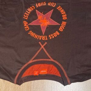 Hugo Boss Black and Orange Surf Contest T-Shirt